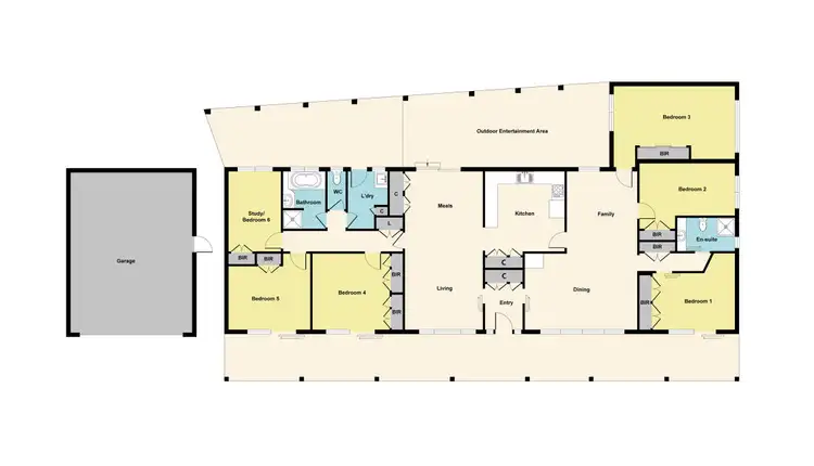Floorplan of Homely house listing, 119 Mansfield Avenue, Mount Clear VIC 3350