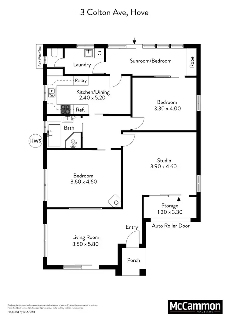 Floorplan of Homely house listing, 3 Colton Avenue, Hove SA 5048