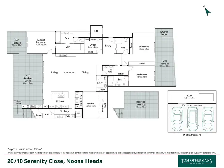 Floorplan of Homely unit listing, 20/10 Serenity Close, Noosa Heads QLD 4567