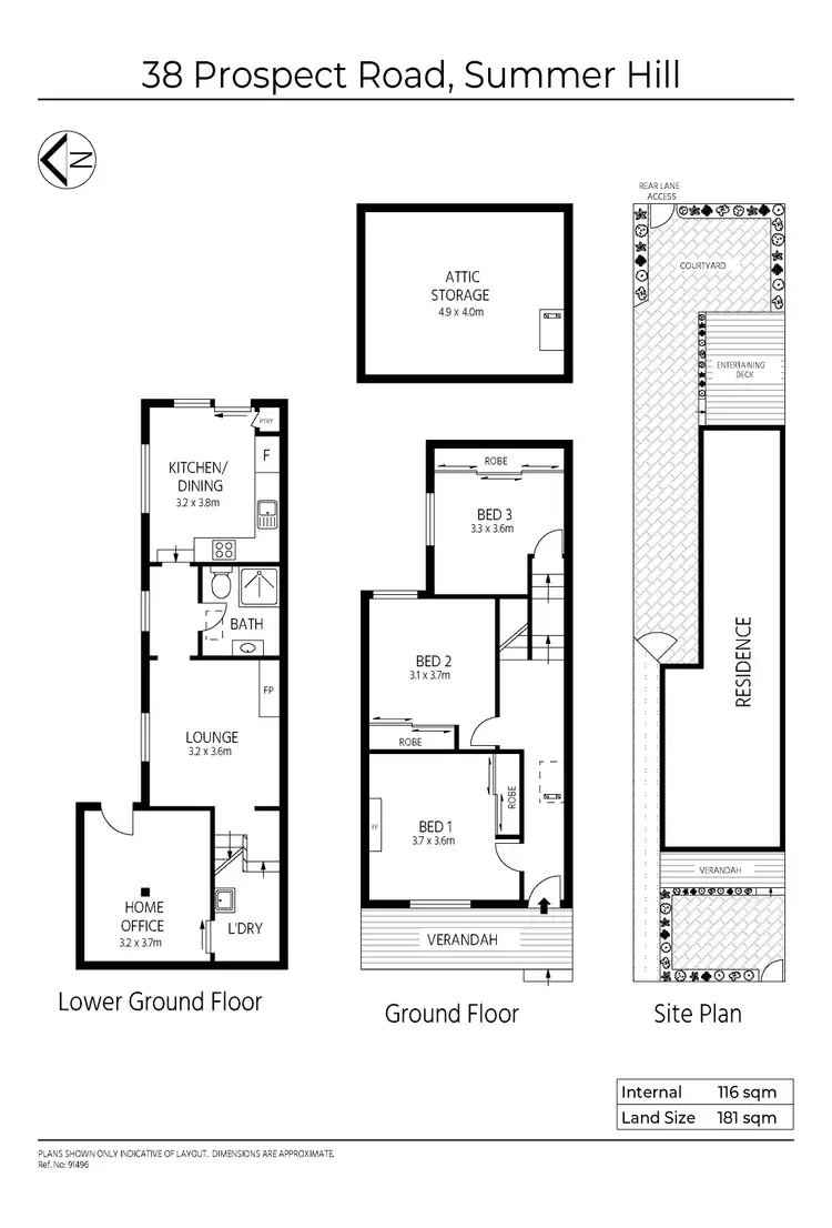 Floorplan of Homely house listing, 38 Prospect Road, Summer Hill NSW 2130