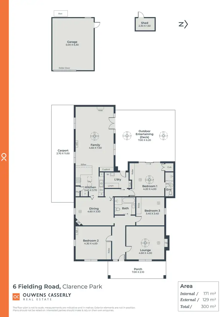 Floorplan of Homely house listing, 6 Fielding Road, Clarence Park SA 5034