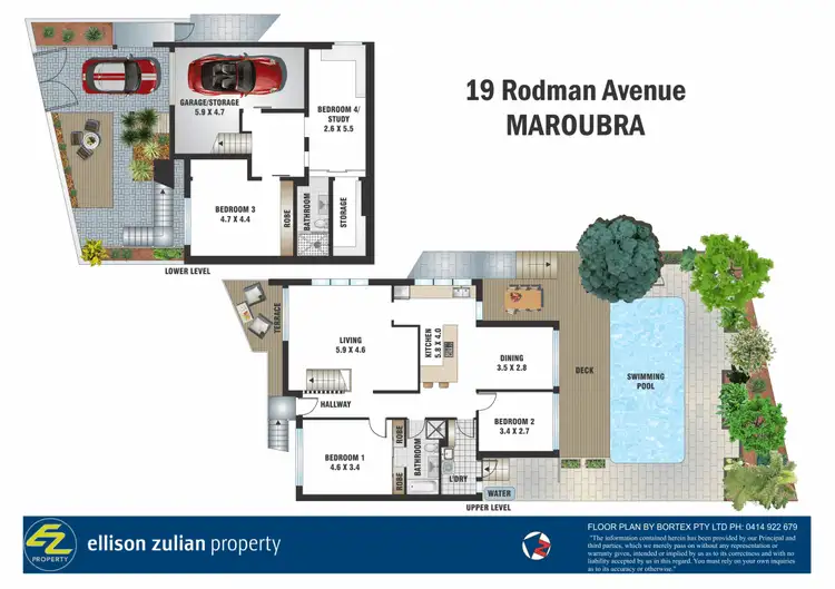 Floorplan of Homely house listing, 19 Rodman Avenue, Maroubra NSW 2035