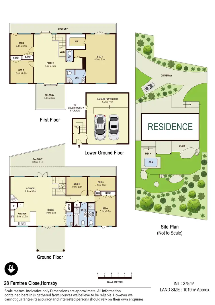 Floorplan of Homely house listing, 28 Fern Tree Close, Hornsby NSW 2077