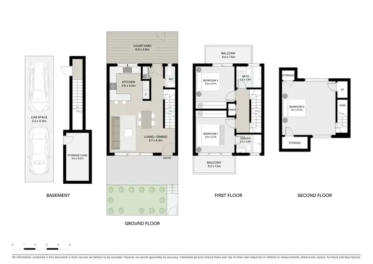 Floorplan of Homely townhouse listing, 116/43 Cranbrook Street, Botany NSW 2019