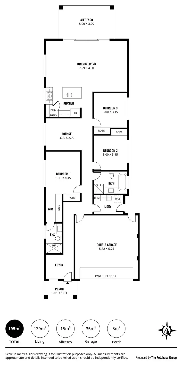 Floorplan of Homely house listing, Lot 1, 15 Weaver Street, Hectorville SA 5073