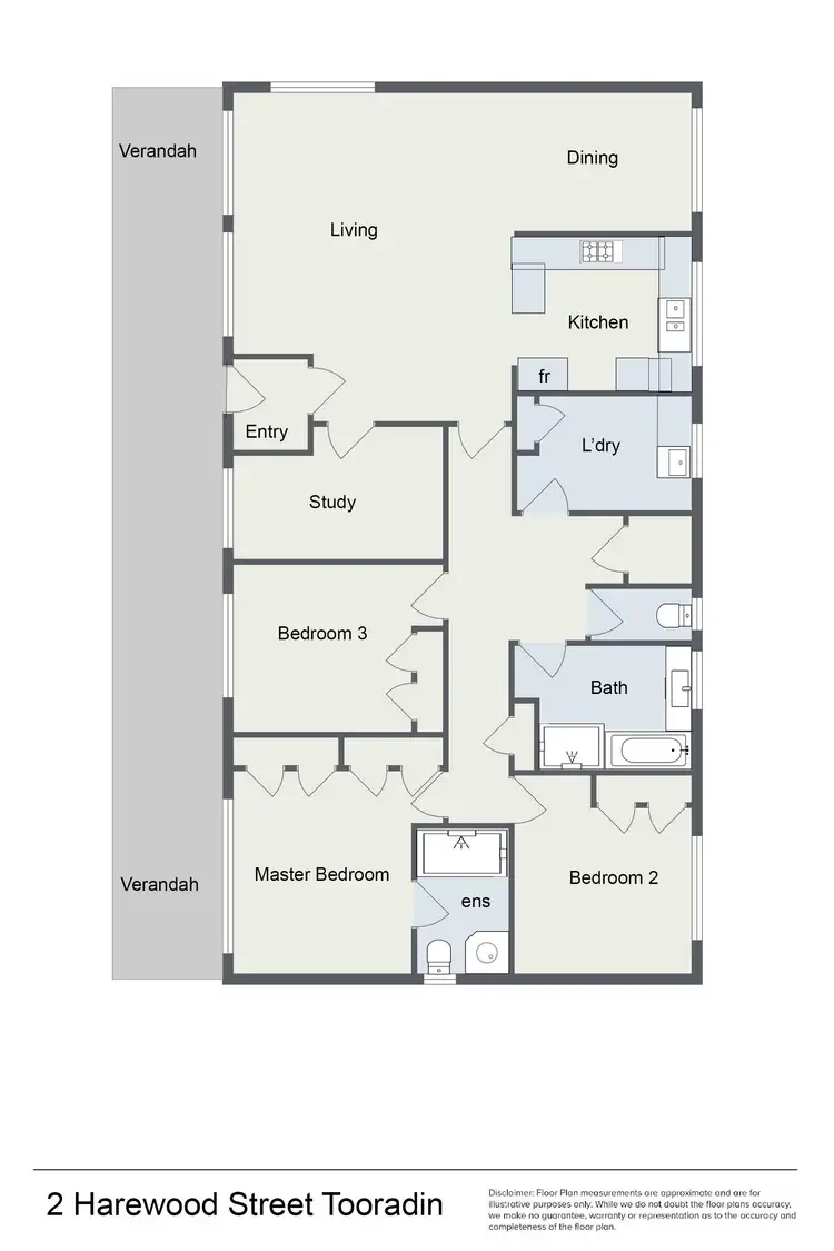 Floorplan of Homely house listing, 2 Harewood Street, Tooradin VIC 3980