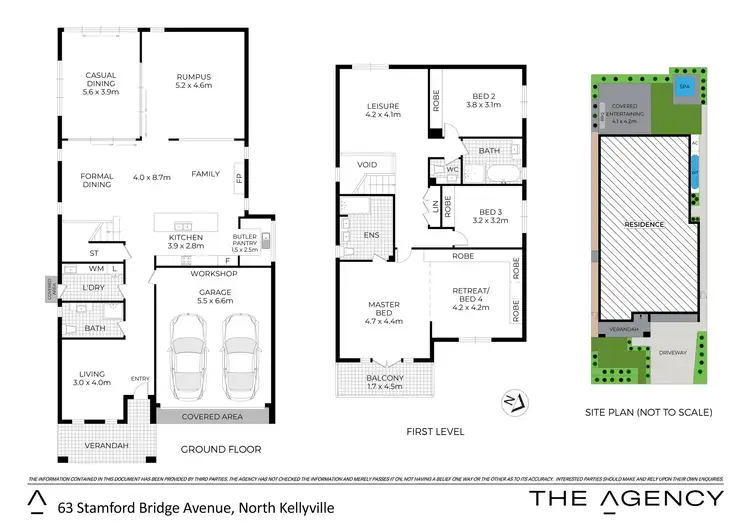 Floorplan of Homely house listing, 63 Stamford Bridge Avenue, North Kellyville NSW 2155