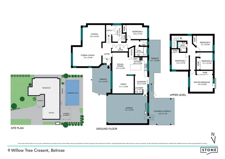 Floorplan of Homely house listing, 9 Willow Tree Crescent, Belrose NSW 2085