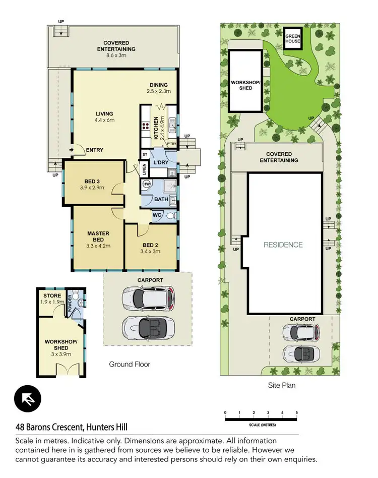 Floorplan of Homely house listing, 48 Barons Crescent, Hunters Hill NSW 2110