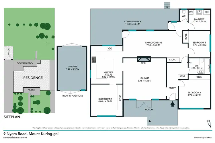 Floorplan of Homely house listing, 9 Nyara Road, Mount Kuring-Gai NSW 2080