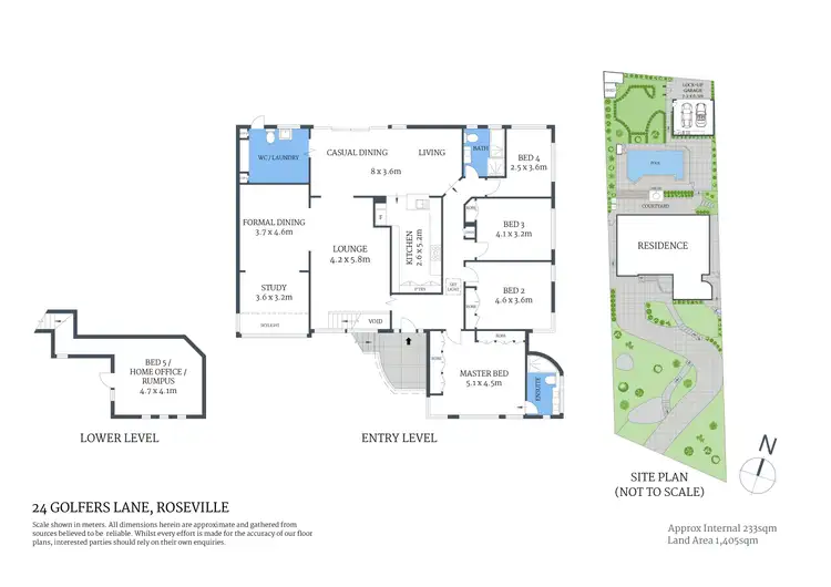 Floorplan of Homely house listing, 24 Golfers Lane, Roseville NSW 2069