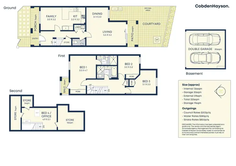 Floorplan of Homely townhouse listing, 20/272A Flood Street, Leichhardt NSW 2040