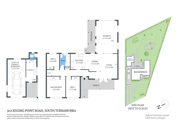 Floorplan of Homely house listing, 302 Kissing Point Road, Turramurra NSW 2074