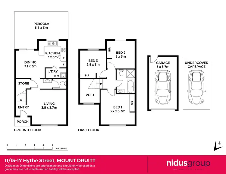 Floorplan of Homely townhouse listing, 11/15-17 Hythe Street, Mount Druitt NSW 2770