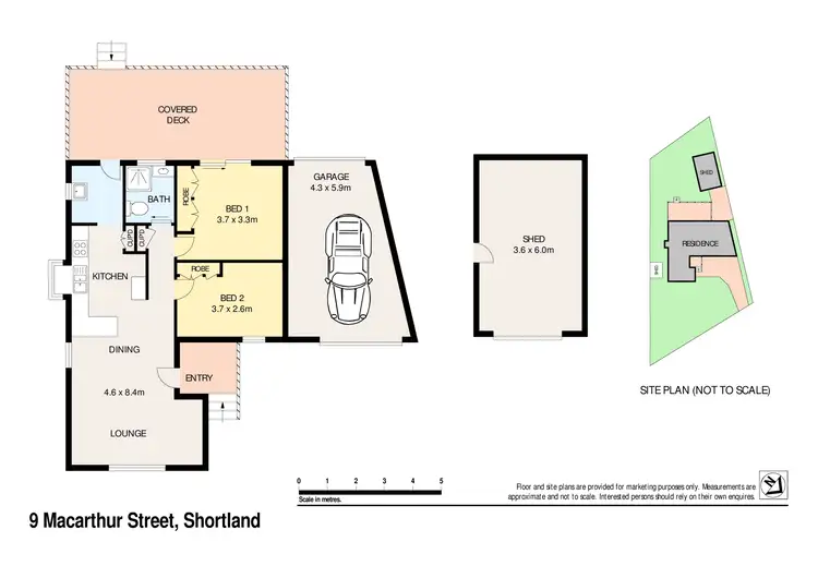 Floorplan of Homely house listing, 9 Macarthur Street, Shortland NSW 2307