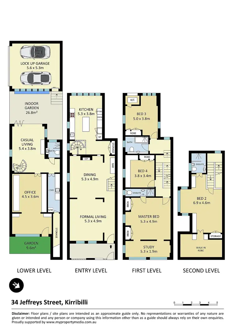 Floorplan of Homely house listing, 34 Jeffreys Street, Kirribilli NSW 2061