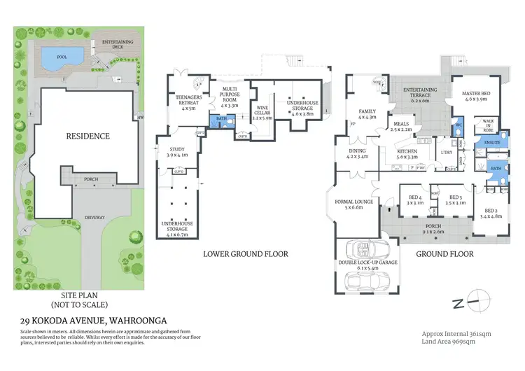 Floorplan of Homely house listing, 29 Kokoda Avenue, Wahroonga NSW 2076