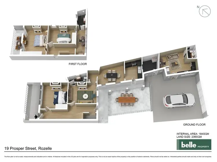 Floorplan of Homely house listing, 19 Prosper Street, Rozelle NSW 2039