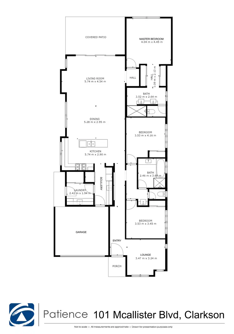 Floorplan of Homely house listing, 101 McAllister Boulevard, Clarkson WA 6030