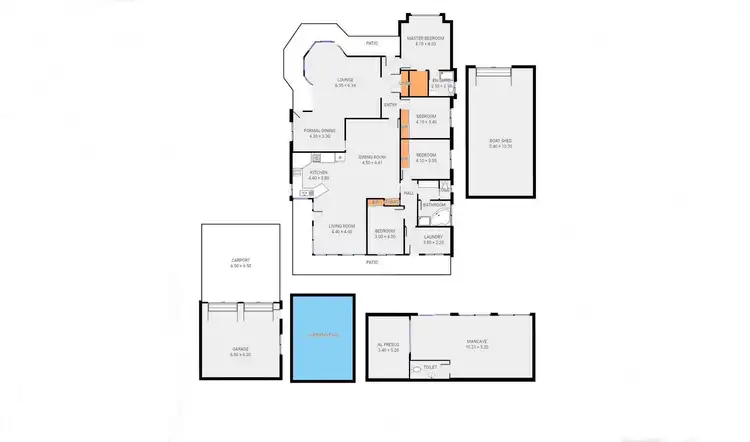 Floorplan of Homely house listing, 79 Ellavale Drive, Traralgon VIC 3844