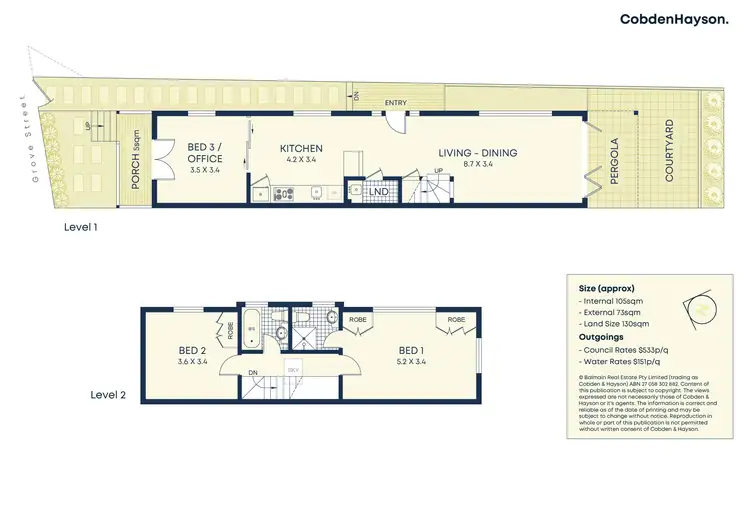 Floorplan of Homely house listing, 25 Grove Street, Birchgrove NSW 2041