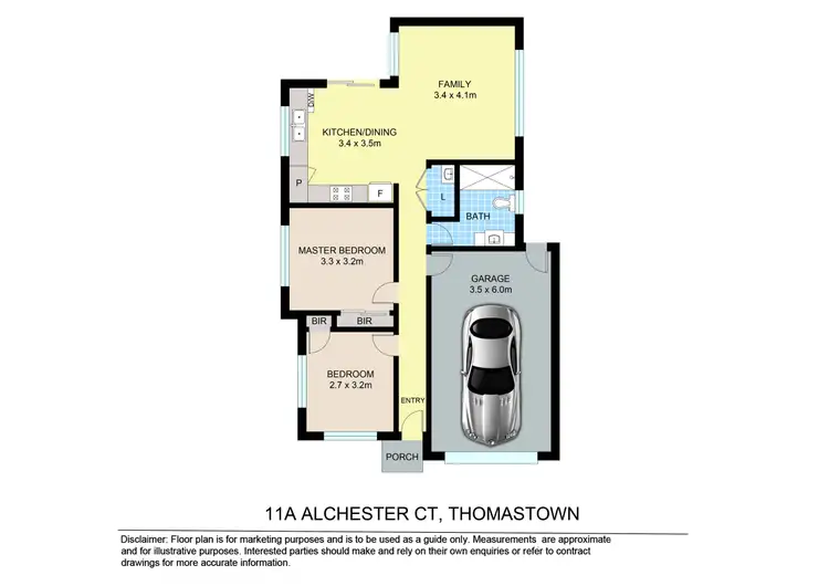 Floorplan of Homely unit listing, 11A Alchester Court, Thomastown VIC 3074