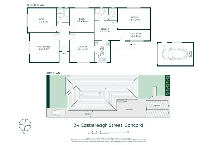 Floorplan of Homely house listing, 34 Castlereagh Street, Concord NSW 2137