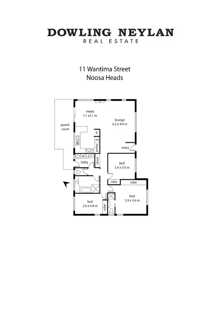 Floorplan of Homely house listing, 11 Wantima Street, Noosa Heads QLD 4567