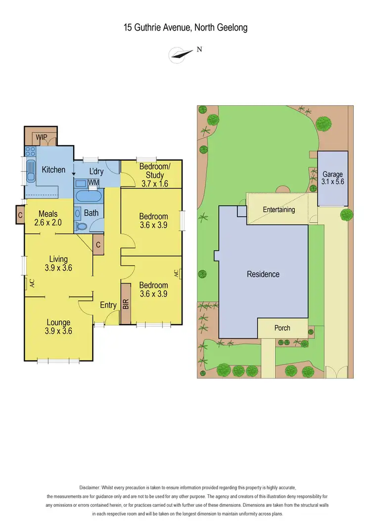 Floorplan of Homely house listing, 15 Guthrie Avenue, North Geelong VIC 3215