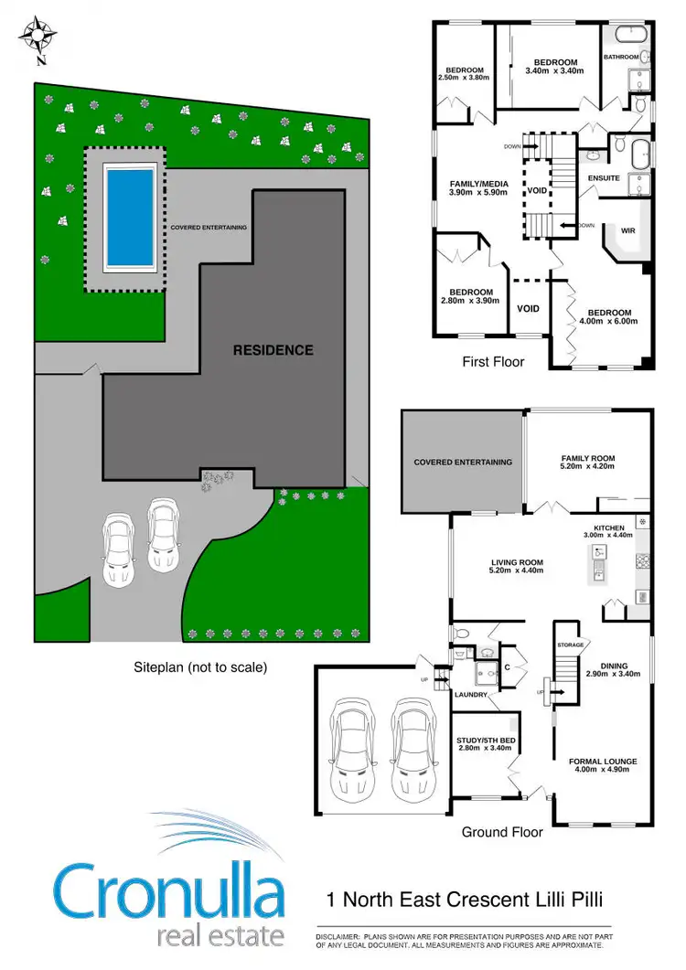 Floorplan of Homely house listing, 1 North East Crescent, Lilli Pilli NSW 2229