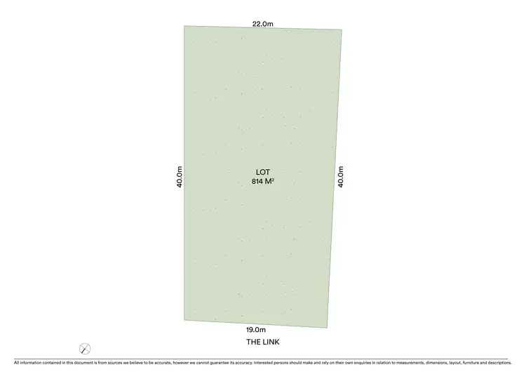 Floorplan of Homely land listing, 7 The Link, Zilzie QLD 4710