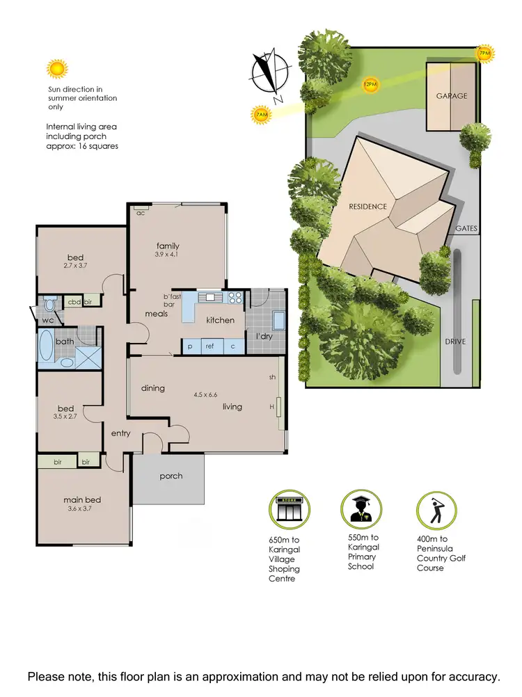 Floorplan of Homely house listing, 252 Skye Road, Frankston VIC 3199