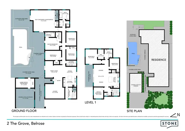 Floorplan of Homely house listing, 2 The Grove, Belrose NSW 2085
