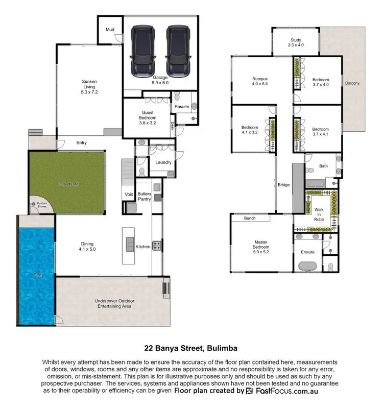 Floorplan of Homely house listing, 22 Banya Street, Bulimba QLD 4171