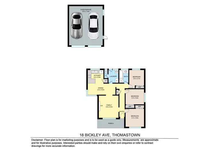 Floorplan of Homely house listing, 18 Bickley Avenue, Thomastown VIC 3074