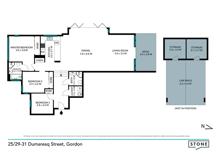 Floorplan of Homely apartment listing, 25/29-31 Dumaresq Street, Gordon NSW 2072