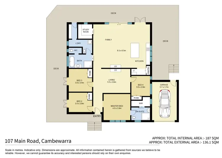Floorplan of Homely house listing, 107 Main Road, Cambewarra Village NSW 2540