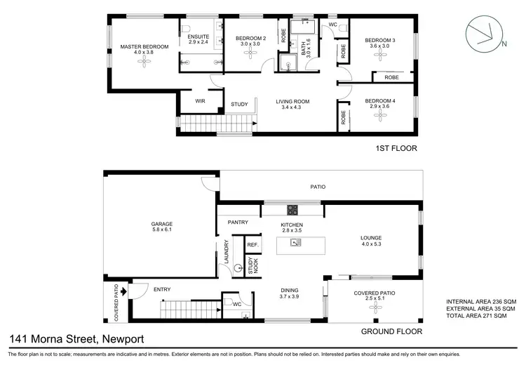 Floorplan of Homely house listing, 141 Morna Street, Newport QLD 4020