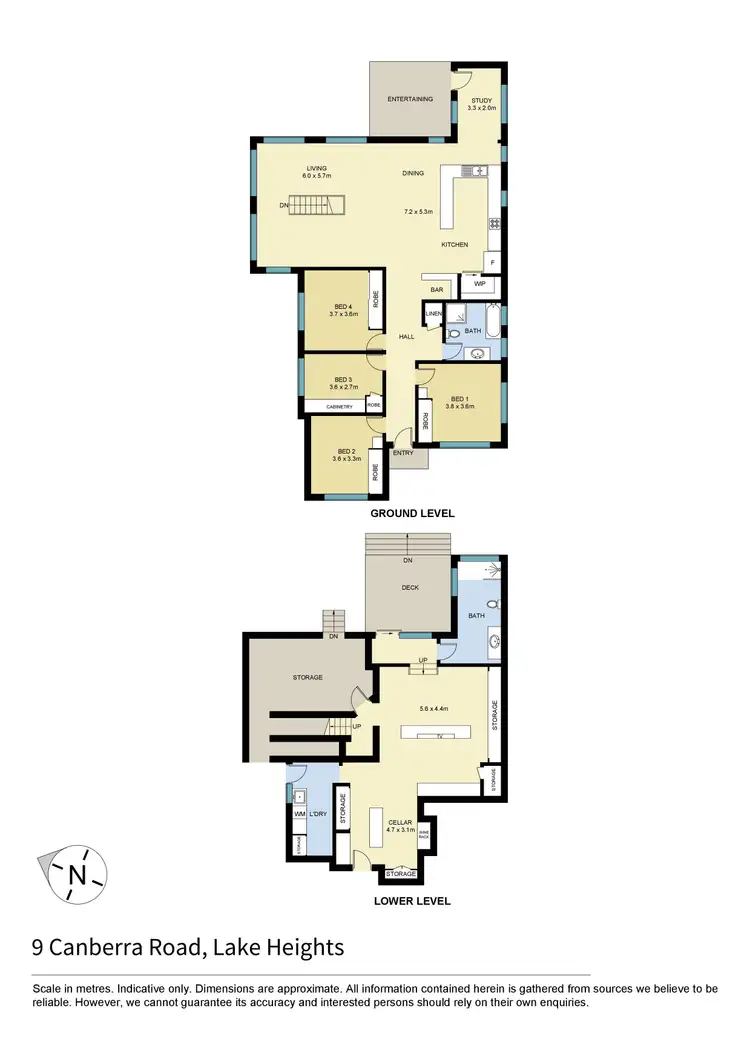 Floorplan of Homely house listing, 9 Canberra Road, Lake Heights NSW 2502