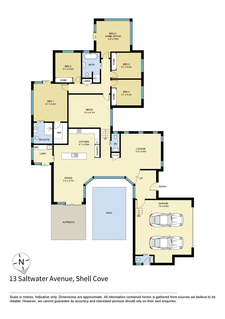 Floorplan of Homely house listing, 13 Saltwater Avenue, Shell Cove NSW 2529