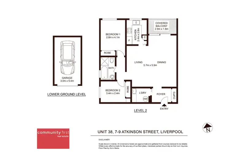 Floorplan of Homely unit listing, 38/7-9 Atkinson Street, Liverpool NSW 2170