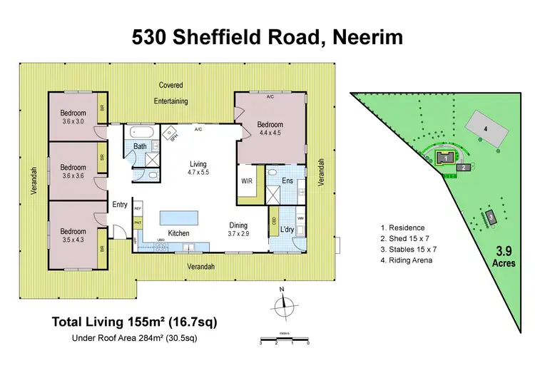 Floorplan of Homely rural property listing, 530 Sheffield Road, Neerim VIC 3831