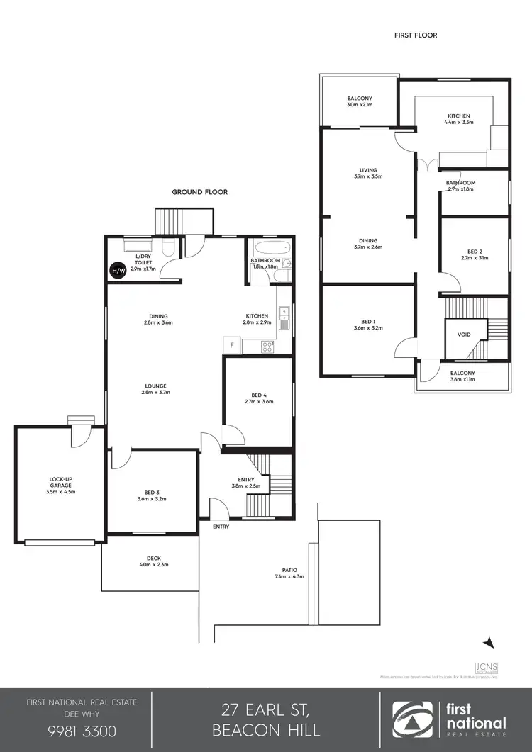 Floorplan of Homely house listing, 27 Earl Street, Beacon Hill NSW 2100