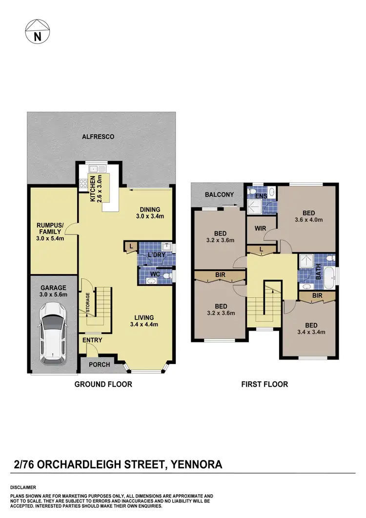 Floorplan of Homely house listing, 2/76 Orchardleigh Street, Yennora NSW 2161