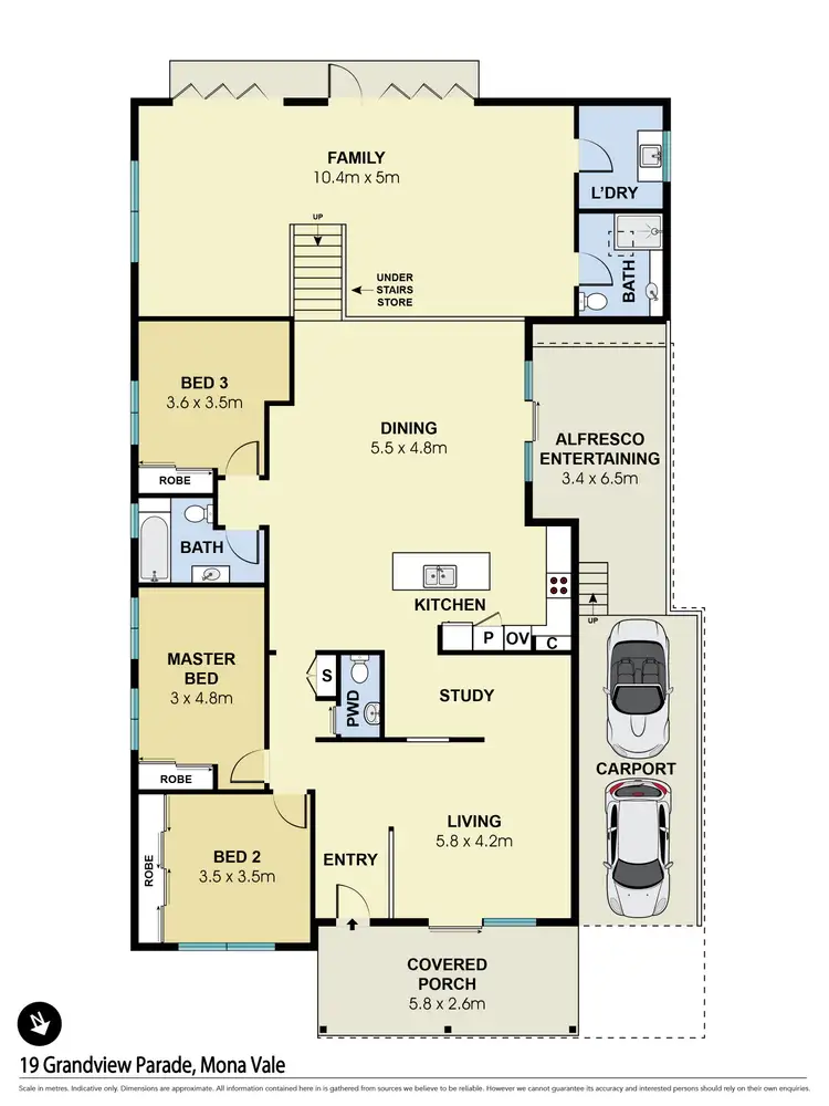 Floorplan of Homely house listing, 19 Grandview Parade, Mona Vale NSW 2103