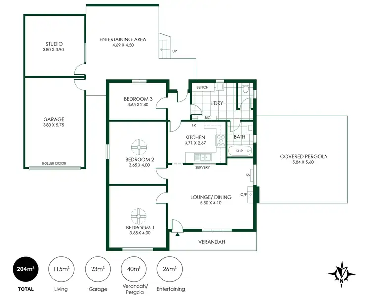 Floorplan of Homely house listing, 10 Wattle Street, Lobethal SA 5241