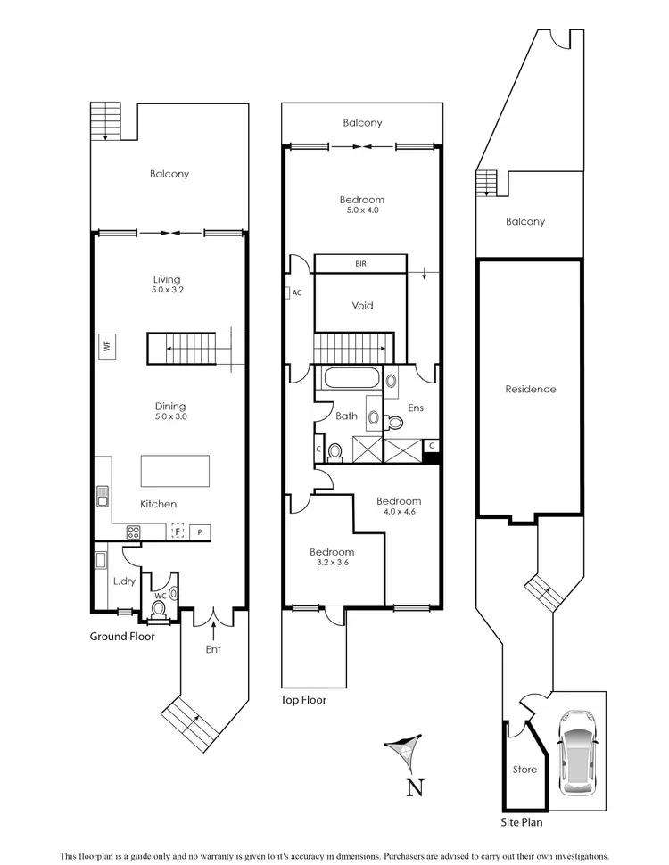 Floorplan of Homely townhouse listing, 5/170 Nepean Highway, Aspendale VIC 3195