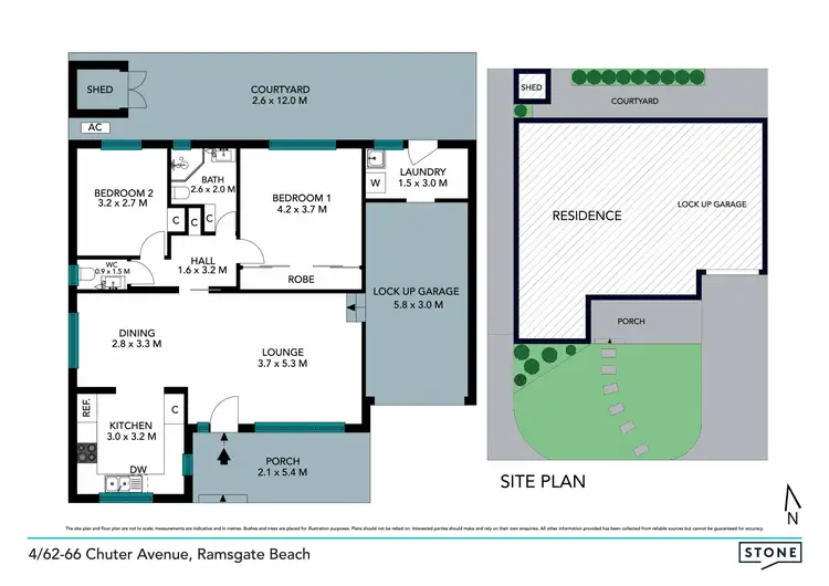 Floorplan of Homely villa listing, 4/62-66 Chuter Avenue, Ramsgate Beach NSW 2217