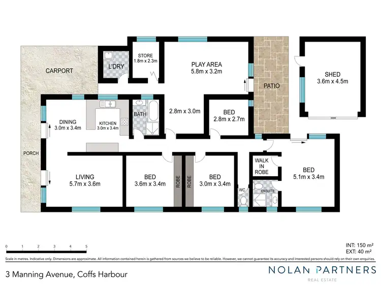 Floorplan of Homely house listing, 3 Manning Avenue, Coffs Harbour NSW 2450