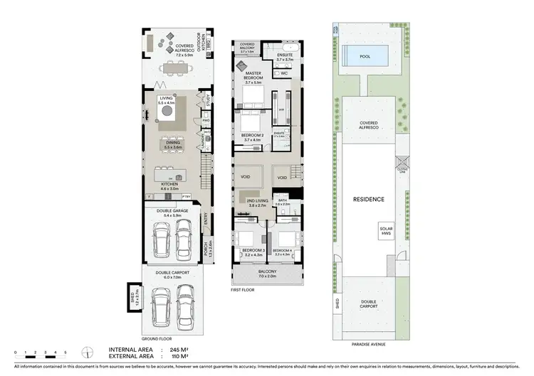 Floorplan of Homely house listing, 8 Paradise Avenue, Miami QLD 4220